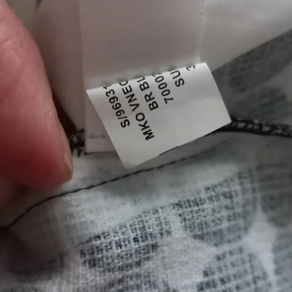 MARIMEKKO X BANANA REPUBLIC Black and White Polka Dot Dress - Picture 13 of 13